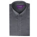 CLASSIC 100% COTTON CHAMBRAY FORMAL SHIRT - SLIM FIT - LONG SLEEVES - ESSENTIAL#44